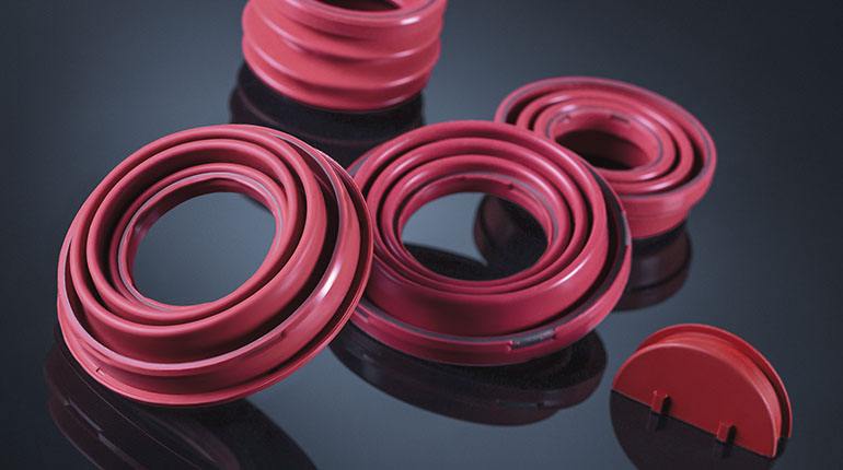 Reduced mould fouling in silicone rubber seal production